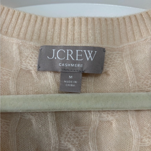 J Crew 100% Cashmere Cable Knit Vest. NWOT - Picture 3 of 4